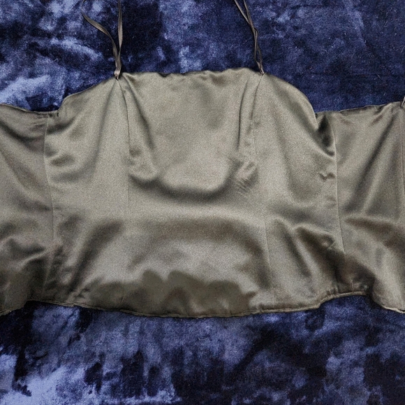 Cache Vintage formal heavy satin/sequin corset top and mermaid skirt sm/med - Picture 7 of 12